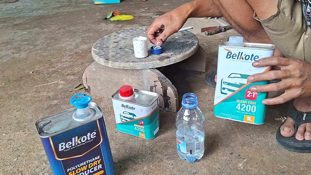 Clear coat with belkote 4200 // Kegiatan hari ini 26 januari 2026//loading