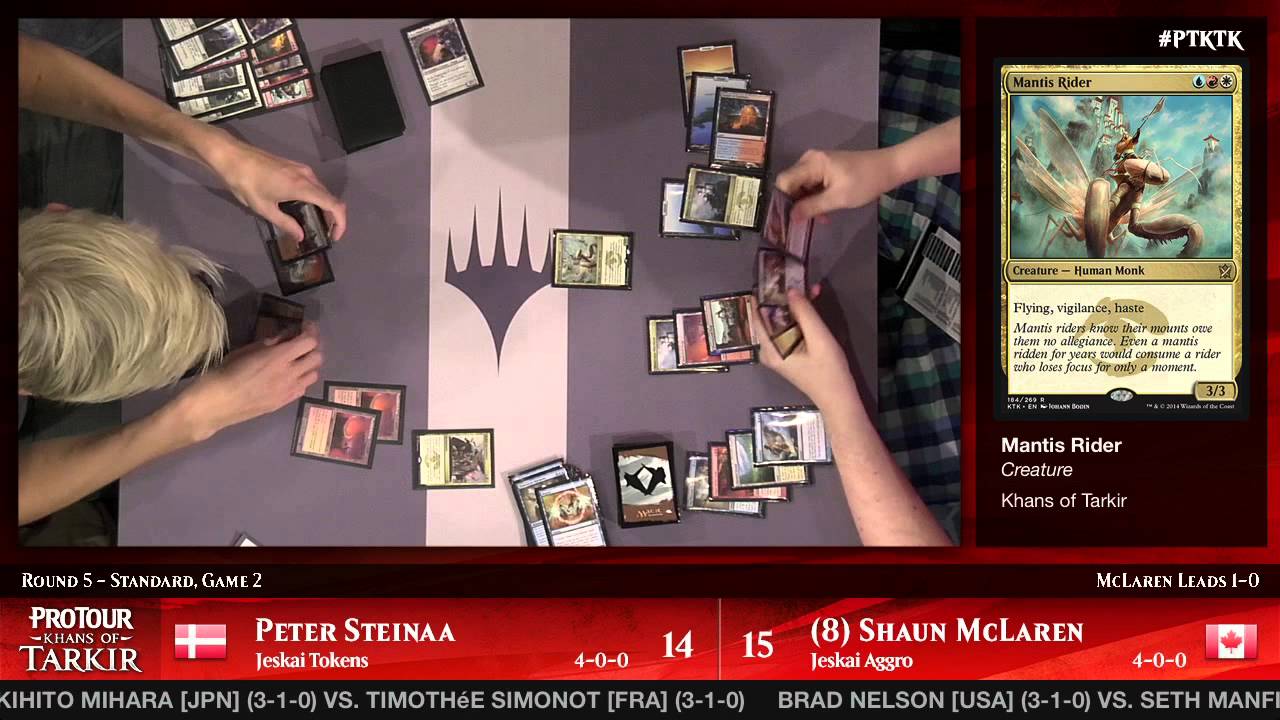 Pro Tour Khans of Tarkir, Round 5 (Standard): Peter Steinna vs. Shaun McLaren