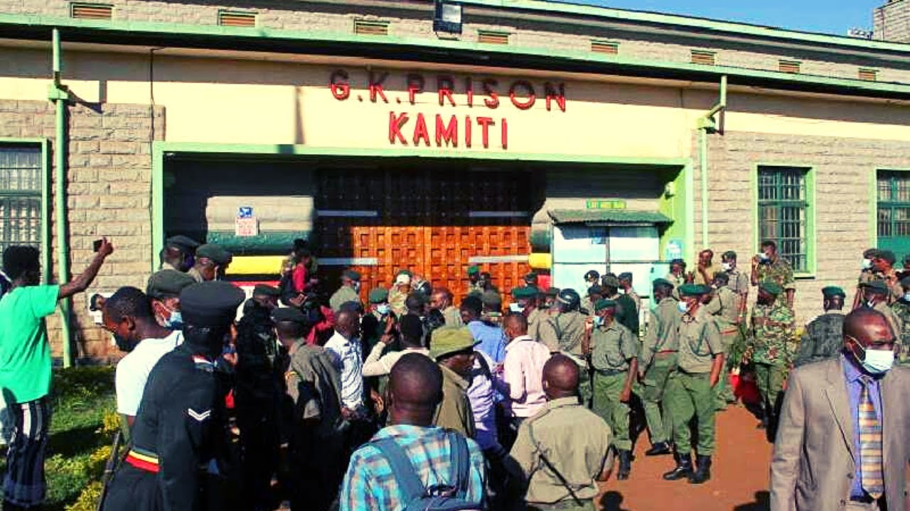 Six Kamiti Prison officers to remain in custody for one more week following the recent jailbreak