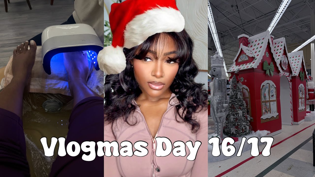 VLOGMAS Days 16 & 17 | The beginning of my Xmas maintenance | errands + summer body in winter prep