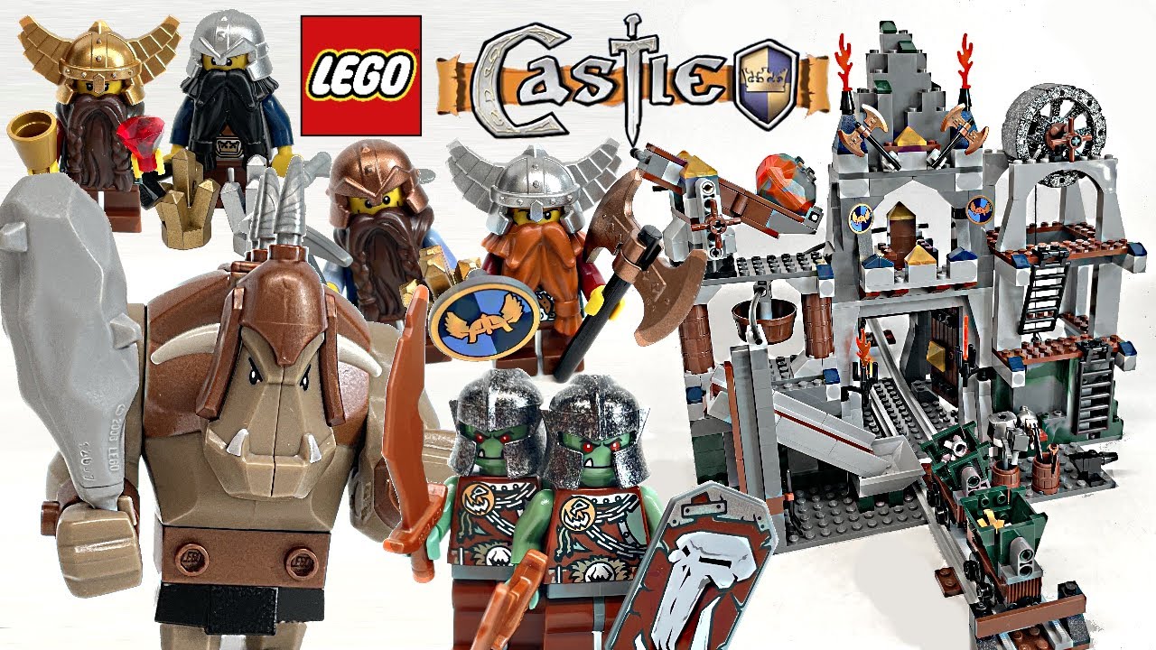 LEGO Castle Dwarves' Mine review! AMAZING 2007 Fantasy Era set!