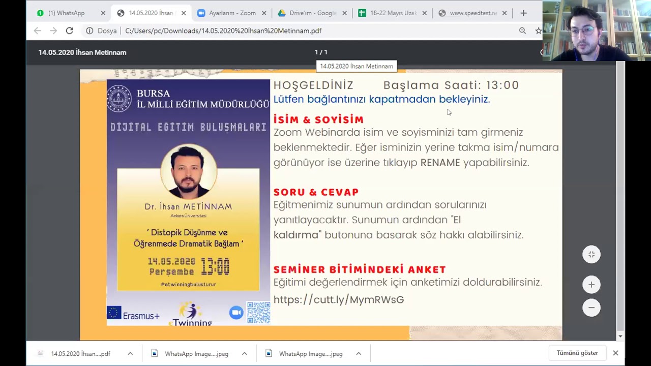 Distopik D&uuml;ş&uuml;nme ve &Ouml;ğrenmede Dramatik Bağlam