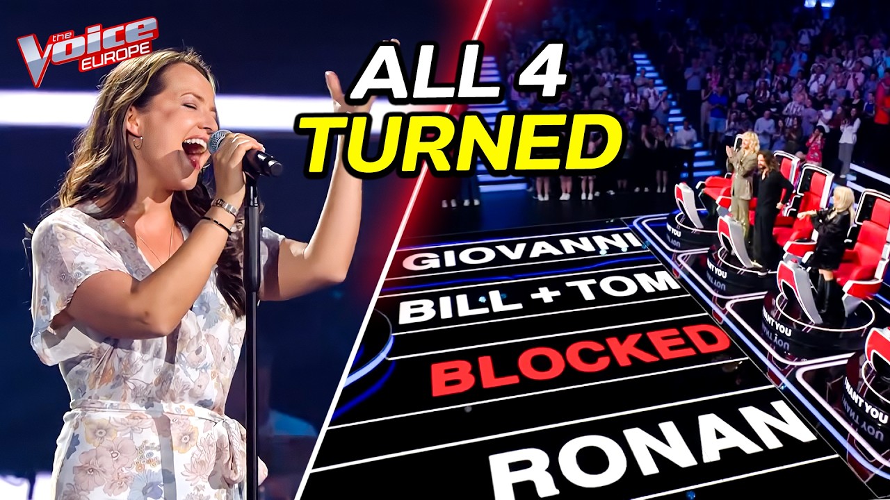 Most Powerful 4 CHAIR TURNS in Voice History | The Voice