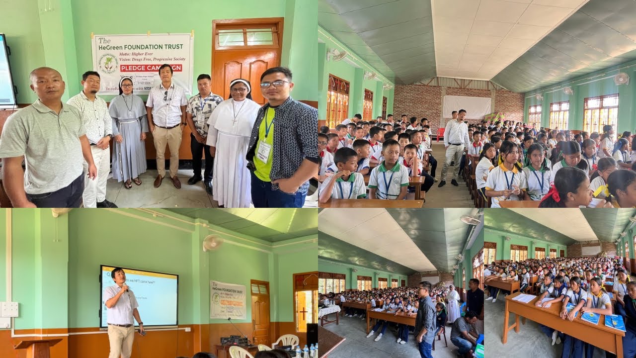 HFT Anti Drugs Campaign at St Mary's School ||Tuibong||