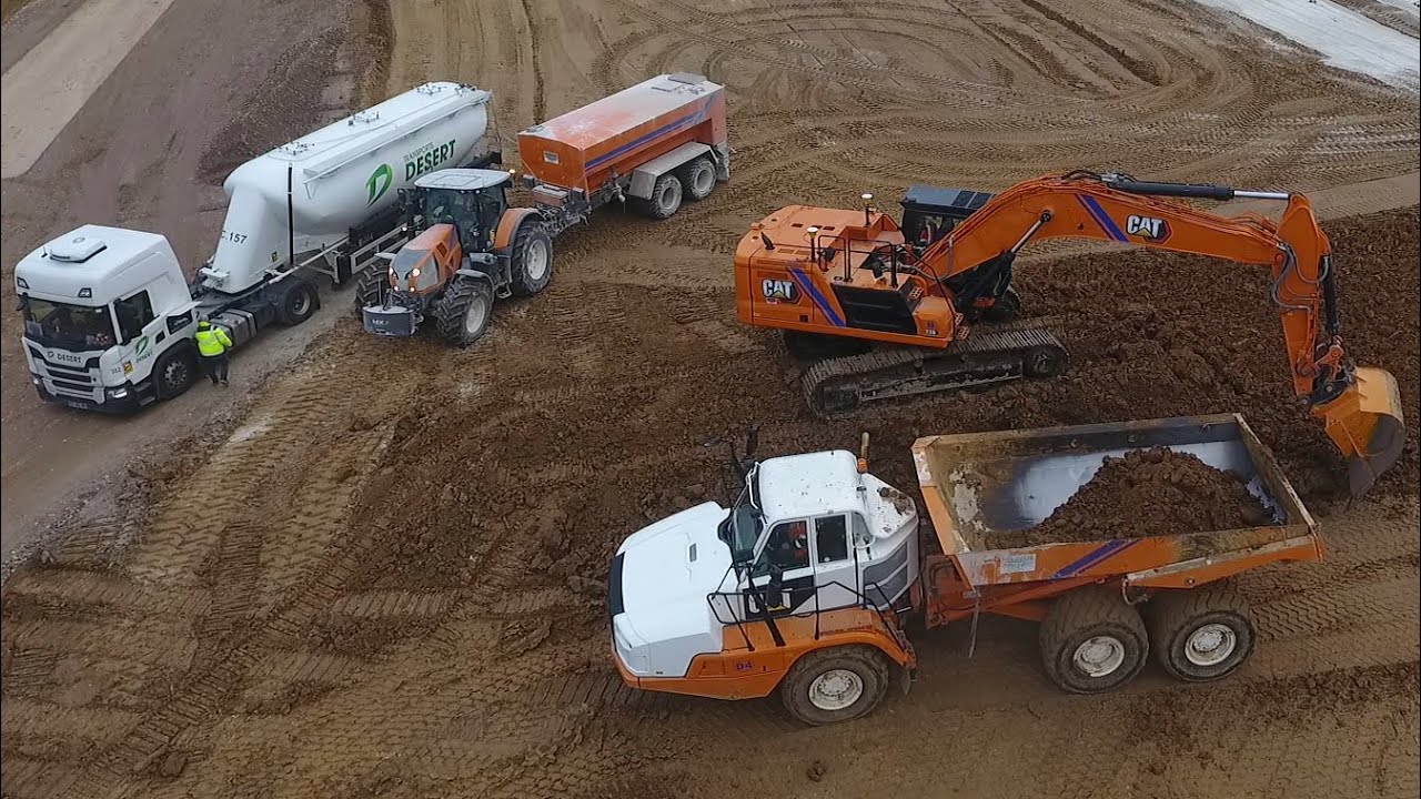🚧 Chantier de stabilisation de sol d'une méthanisation | Talutage 🚧