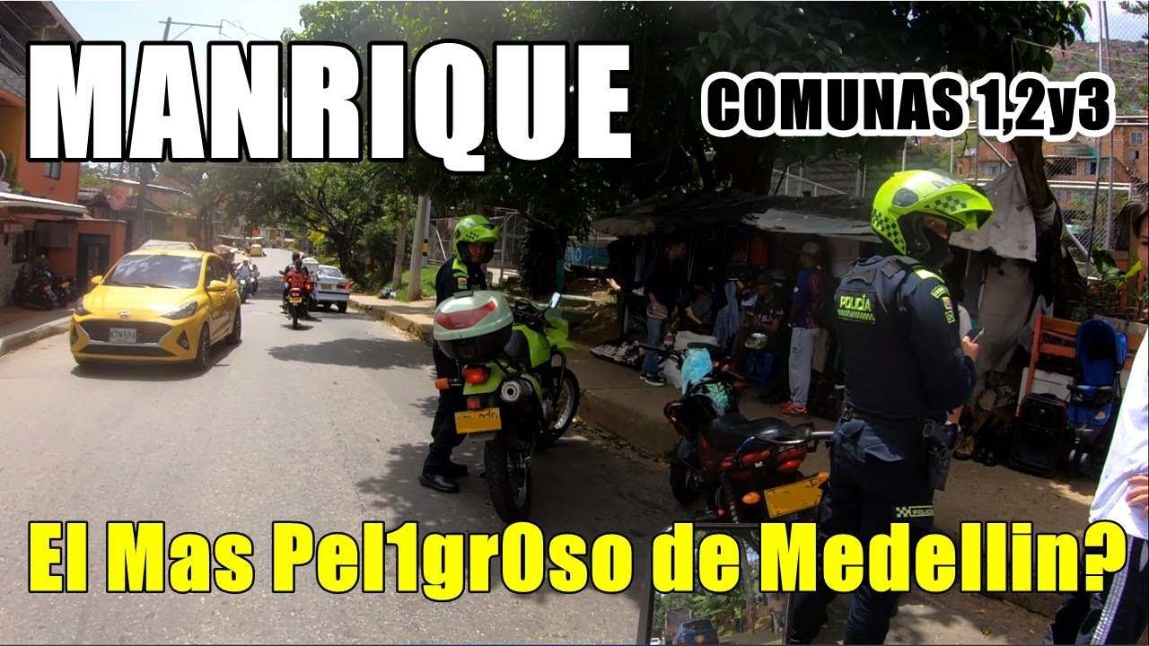 Es Pel1groso?? Así es el Barrio MANRIQUE en Medellín😱DR650