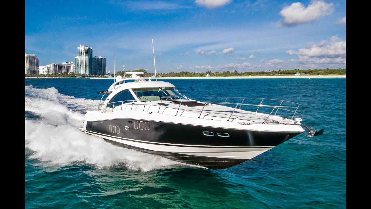 Sea Ray 60 Sundancer For Sale [Drone Miami]