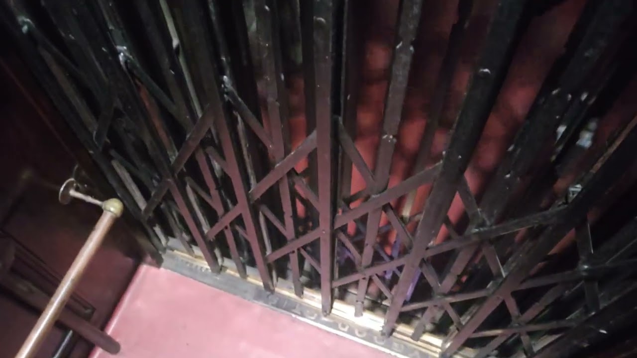 Manually Controlled 1920's Waygood-Otis Lift in Kolkata, India