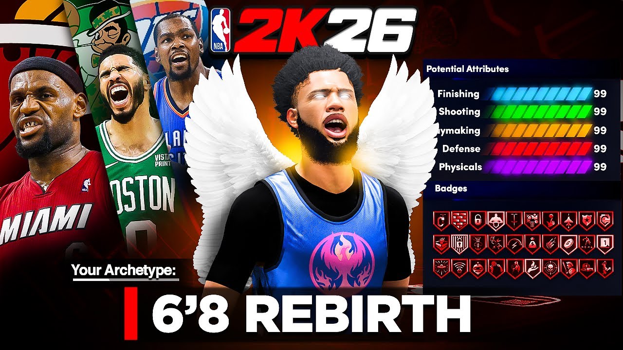 BEST GAME BREAKING REBIRTH BUILD in NBA 2K26! *NEW* 6'8 ISO SPECIALIST is a DEMIGOD! Best Build 2K26