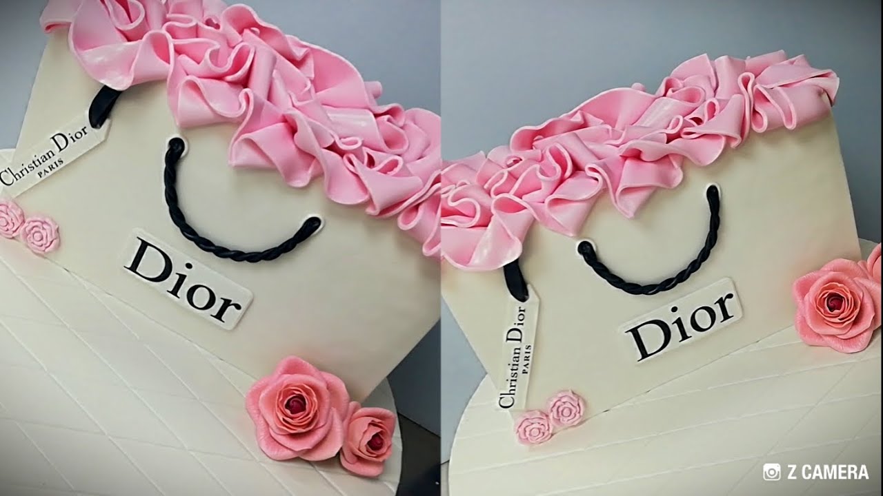How to make Dior Bag cake Ideas//