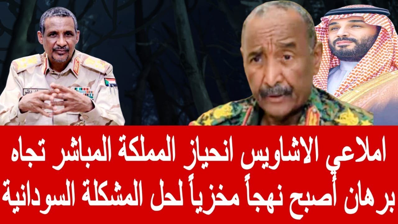 اعلامي الاشاويس انحياز المملكة المباشر تجاه برهان أصبح نهجاً مخزياً لحل المشكلة السودانية