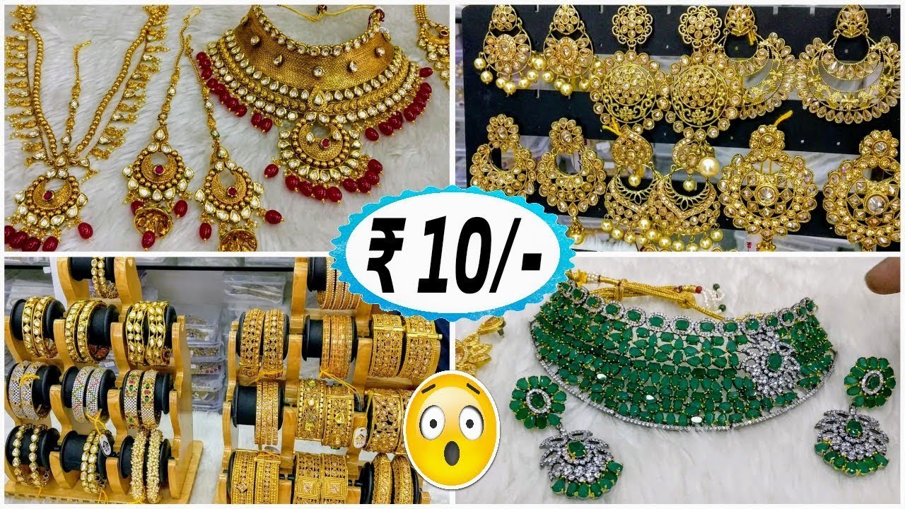 Artificial jewellery market |Jewellery Wholesale Market In Sadar Bazar | Jewellery Collection 2018