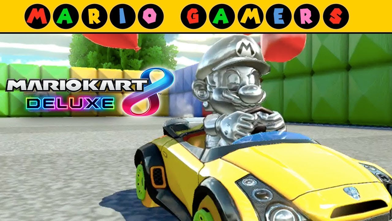Mario Kart 8 Deluxe - Balloon Battle - Metal Mario Gameplay | MarioGamers