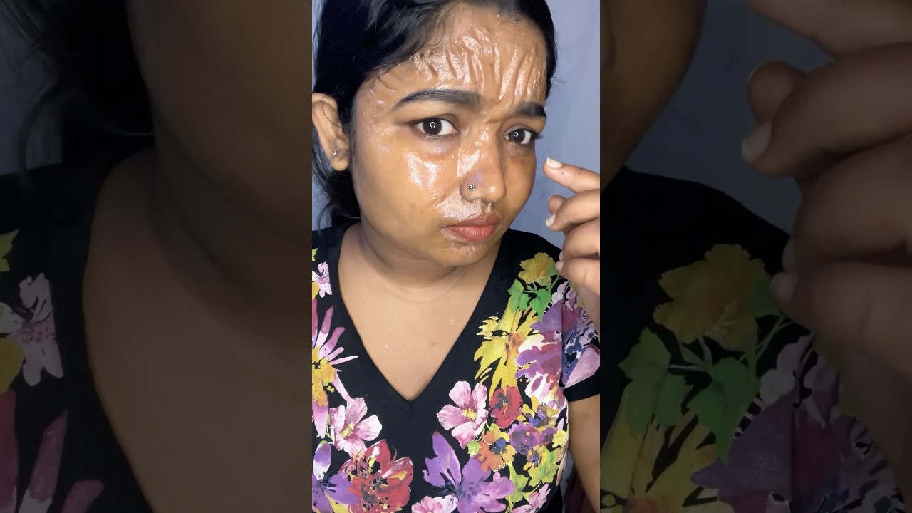 Omg😱😱tried gellatin peel off mask #skincare #peelofffacemask #diybeautyhacks #trending #reels
