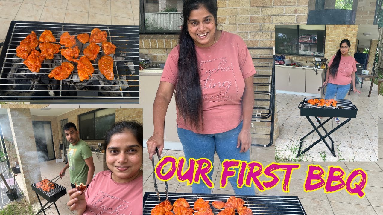 OUR FIRST BBQ IN AUSTRALIA | NADHIRA VLOG TAMIL | AUSTRALIA TAMIL VLOG 