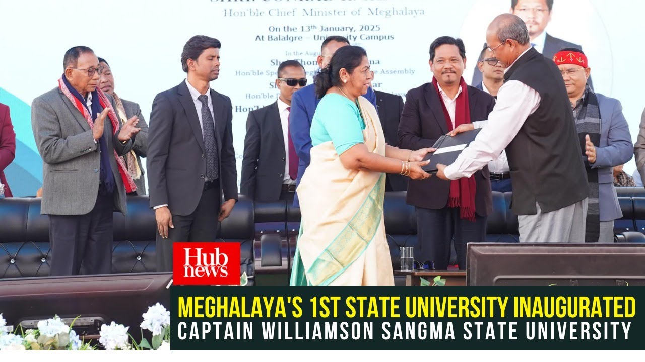 CM Conrad Sangma Launches Meghalaya's 1st State-Owned University