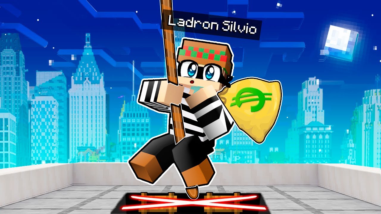 ¡Minecraft PERO ROBAMOS un BANCO! 😲💰💵 SILVIOGAMER MINECRAFT PERO
