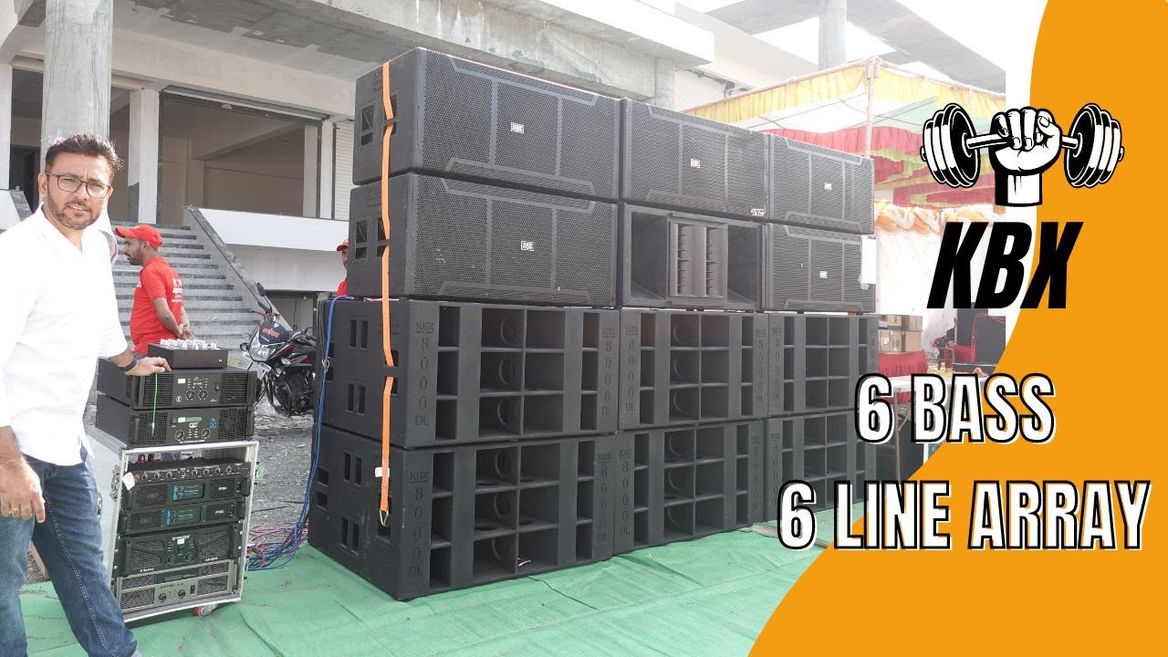 DJ Setup me 6 Bass 6 Top KBX new design price के साथ @VkiVan