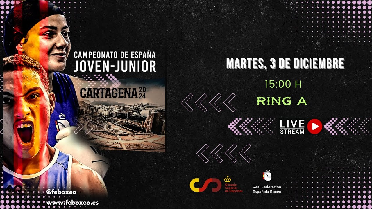 CARTAGENA SEDE DE DOS CAMPEONATOS DE ESPAÑA DE BOXEO: ADAPTADO Y JOVEN & JUNIOR
