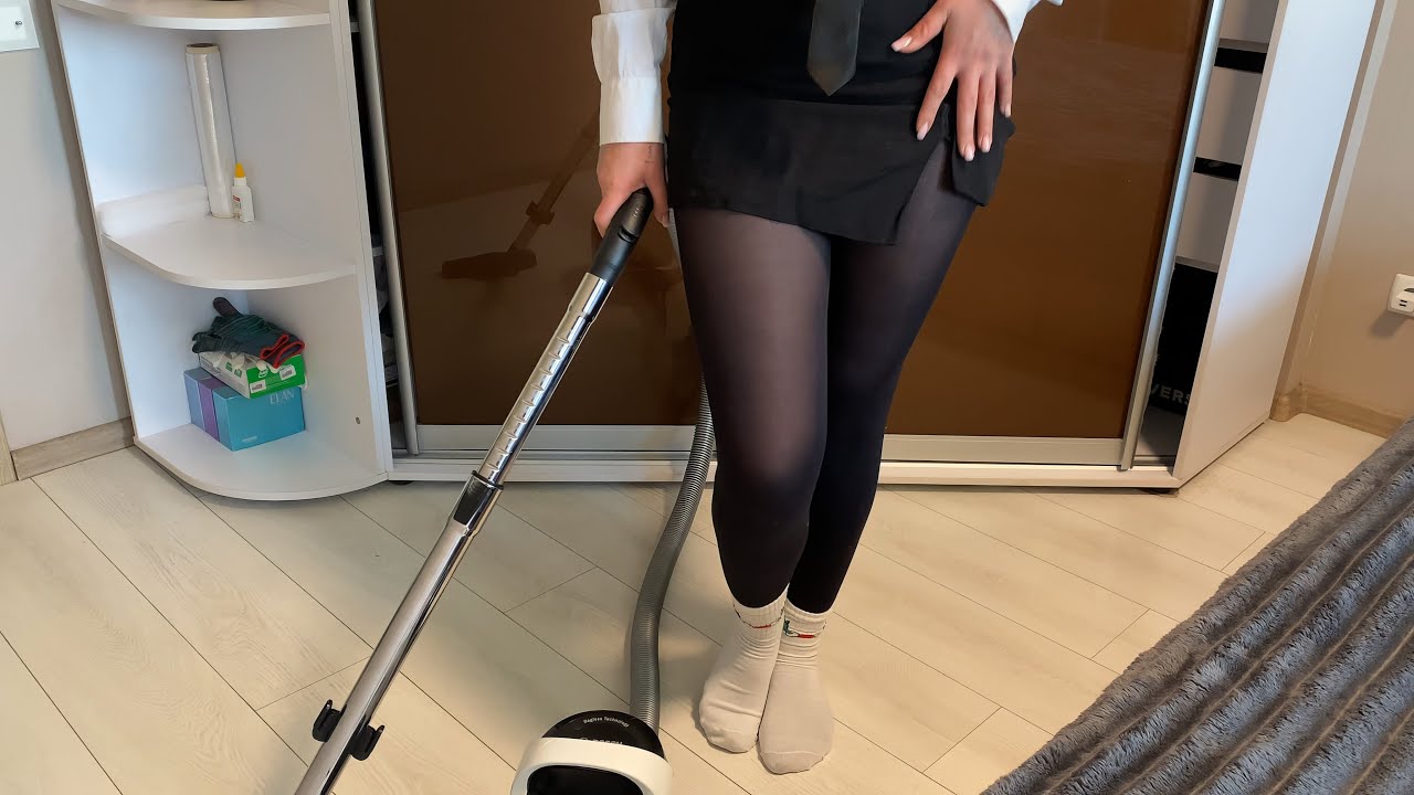 😴 Morning Vacuum ASMR in skirt | Deep Cleaning Sounds for Total Relaxation and Good day