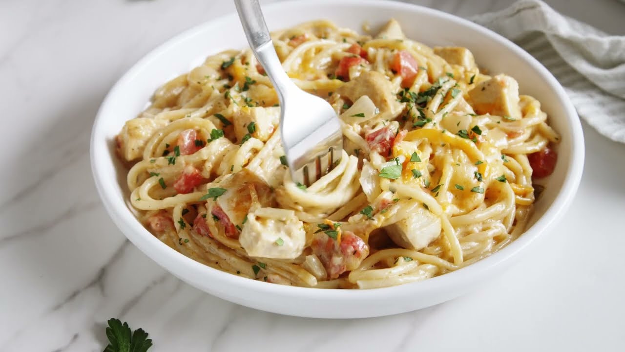 Creamy Chicken Spaghetti Recipe
