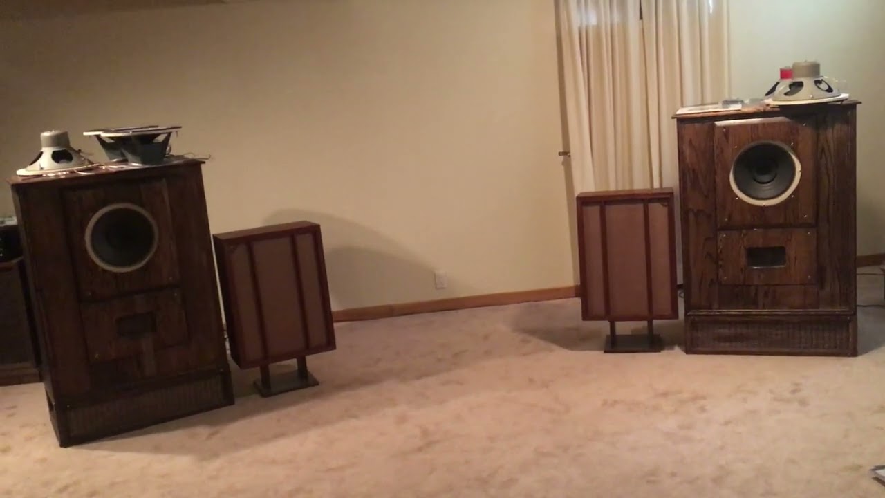 Jensen Imperial Corner Horn Cabinets & Philips 9762M Speakers