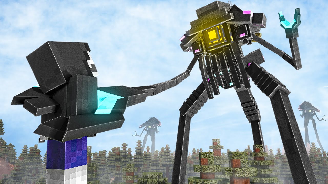 Sobreviví a una Invasión Alienígena en Minecraft