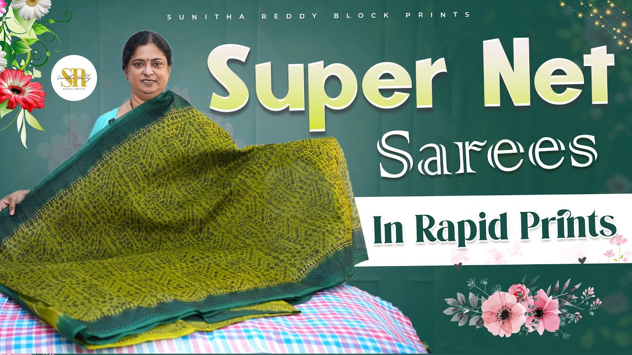 Latest Supernet Rapid Print Sarees | Budget Friendly & Stylish | Jejis Vlogs