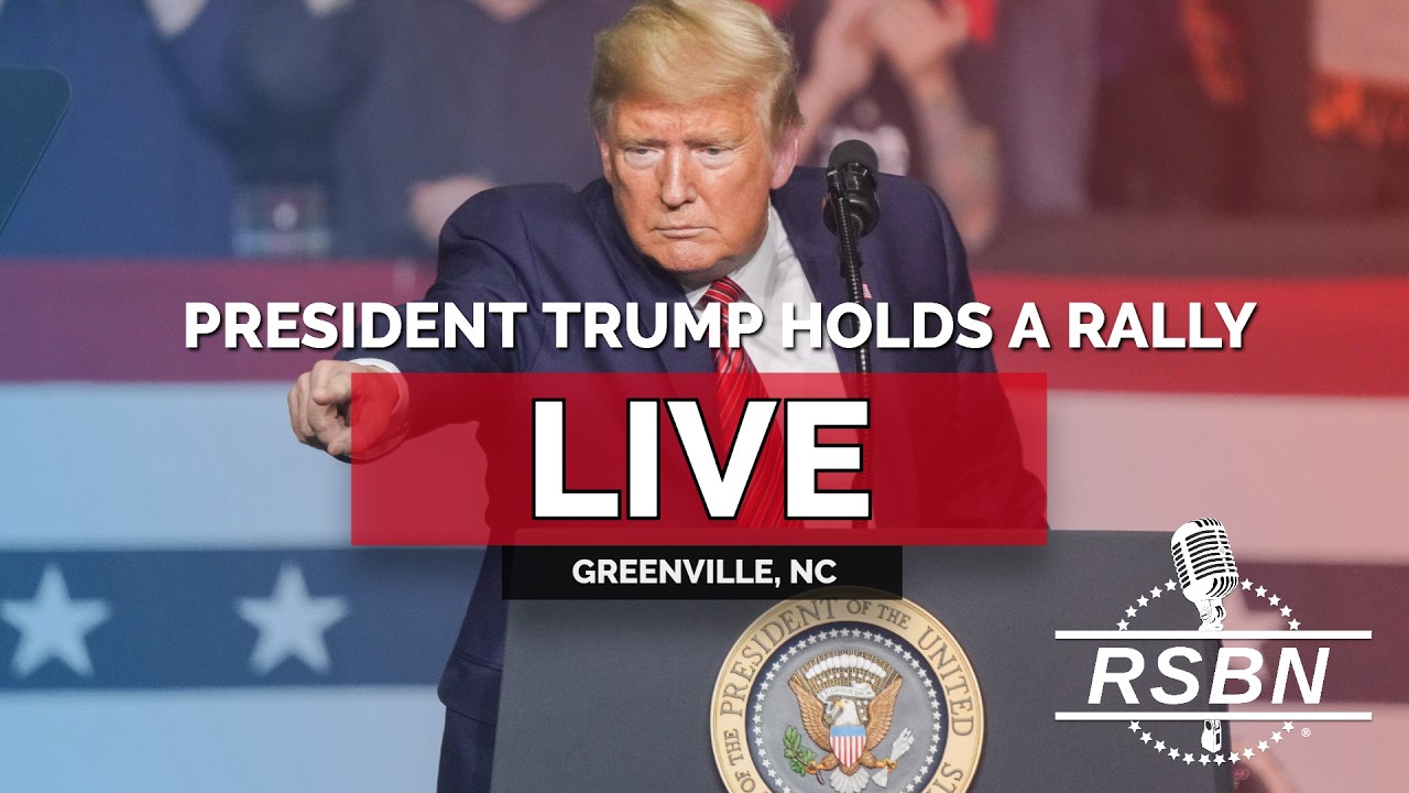 LIVE REPLAY: President Trump Holds a Rally in Greenville, NC - 10/20/26