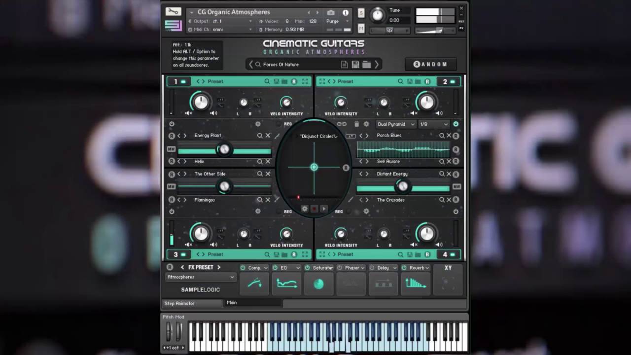 CG ORGANIC ATMOSPHERES: Multi Cores in Action