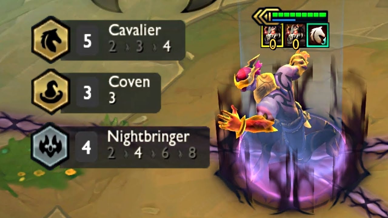 3 STAR COVEN LEADER LEE SIN | CAVALIER + NIGHTBRINGER | TFT SET 5