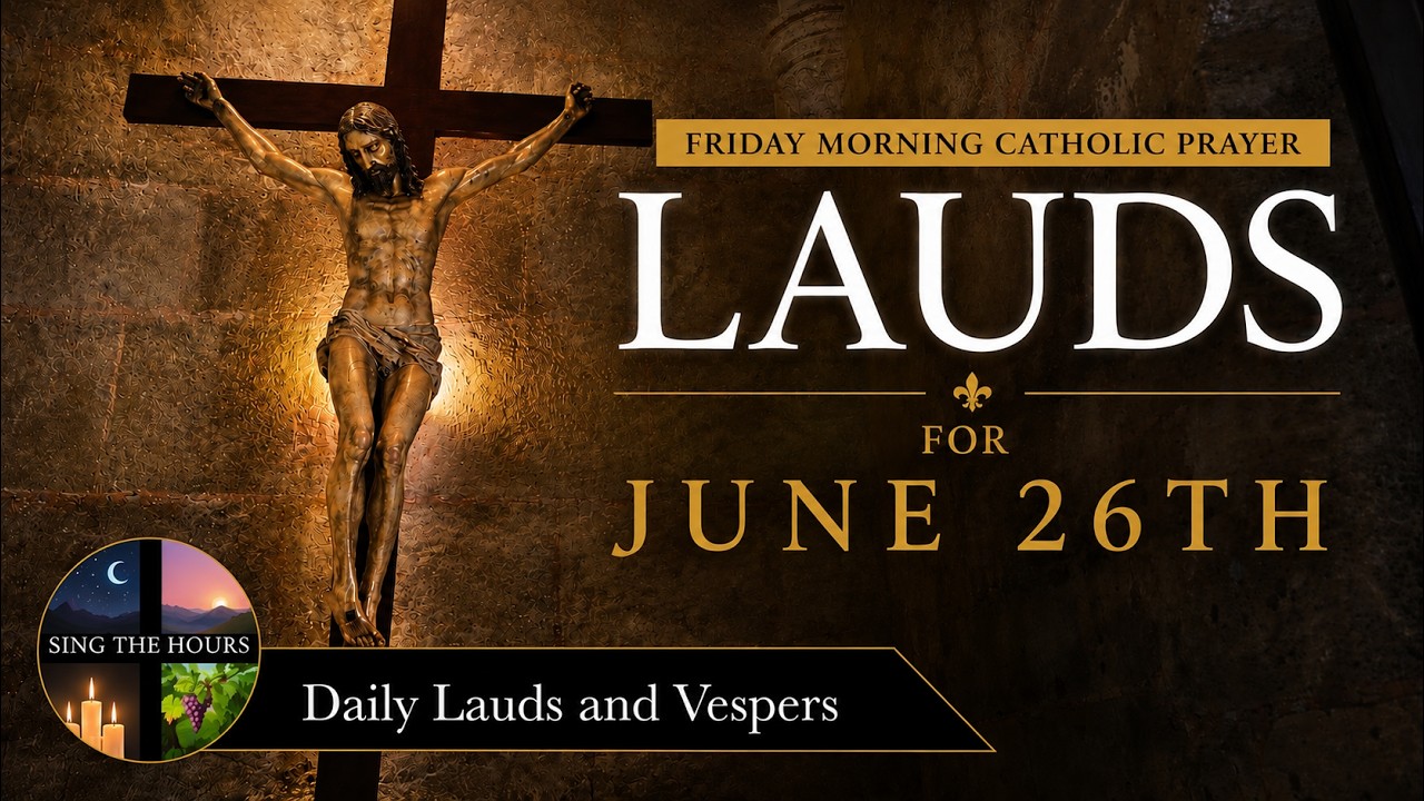 Lauds, June 26th Friday Morning Catholic Prayer -- Divine Office