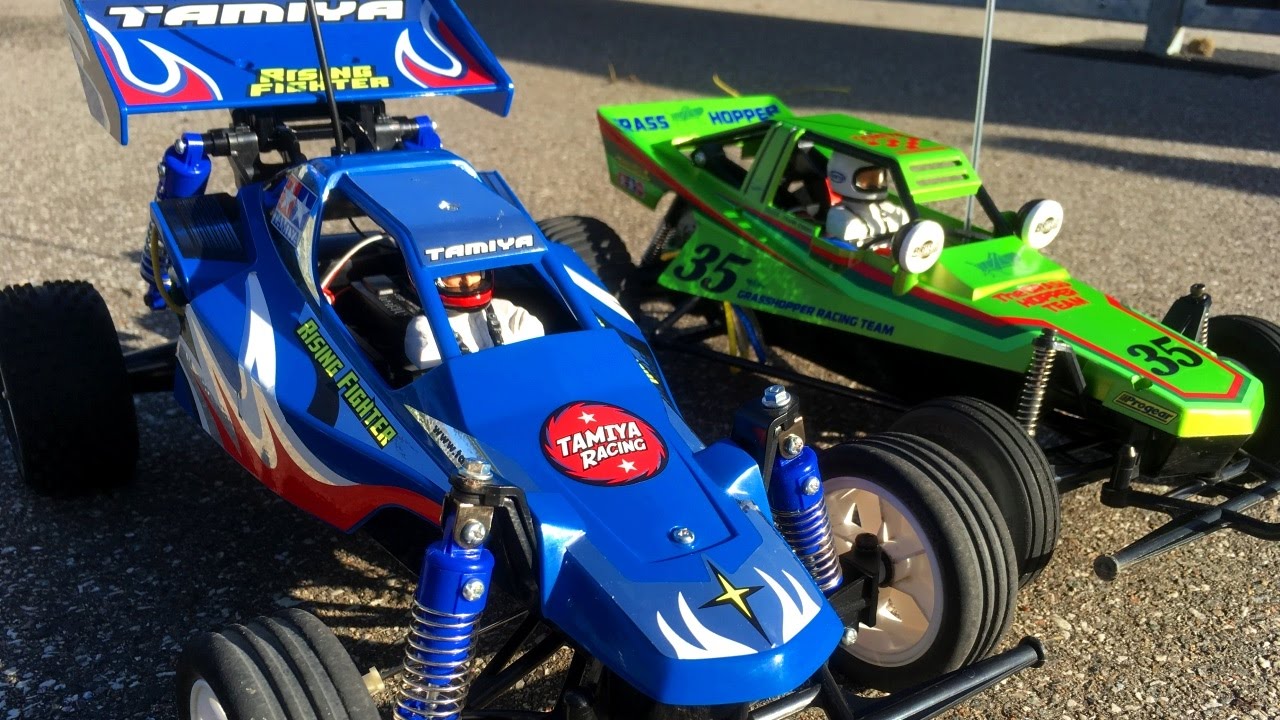 Tamiya Grasshopper vs Rising Fighter (Grasshopper II) Part 2: Running Video