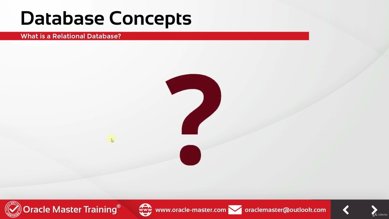 1.7 Database Concepts [Entity Relationship Logic in Databases]