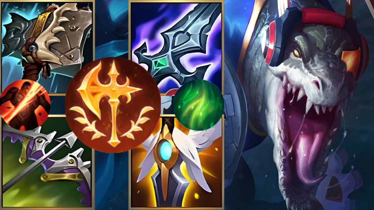 【LOL 手遊榜單大神】國服鱷魚絕活哥（Wild Rift Renekton）出裝符文搭配推薦，教你新賽季上分技巧對線細節