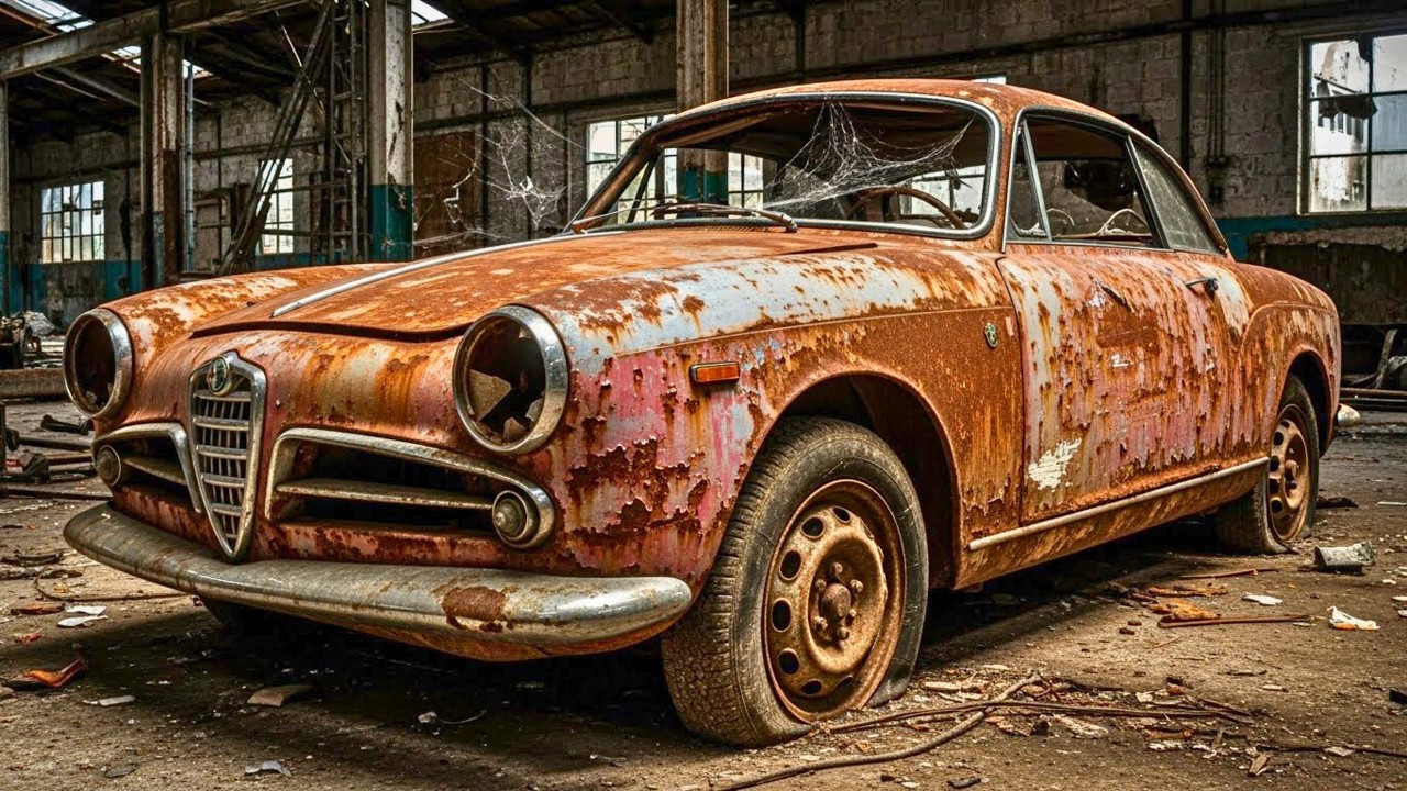 Classic ASMR Rebuild | 1958 Alfa Romeo Giulietta Transformation from Decay to Perfection