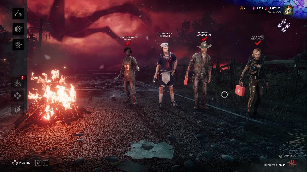 Dead by Daylight con 75% per cento del teamvs nemesis