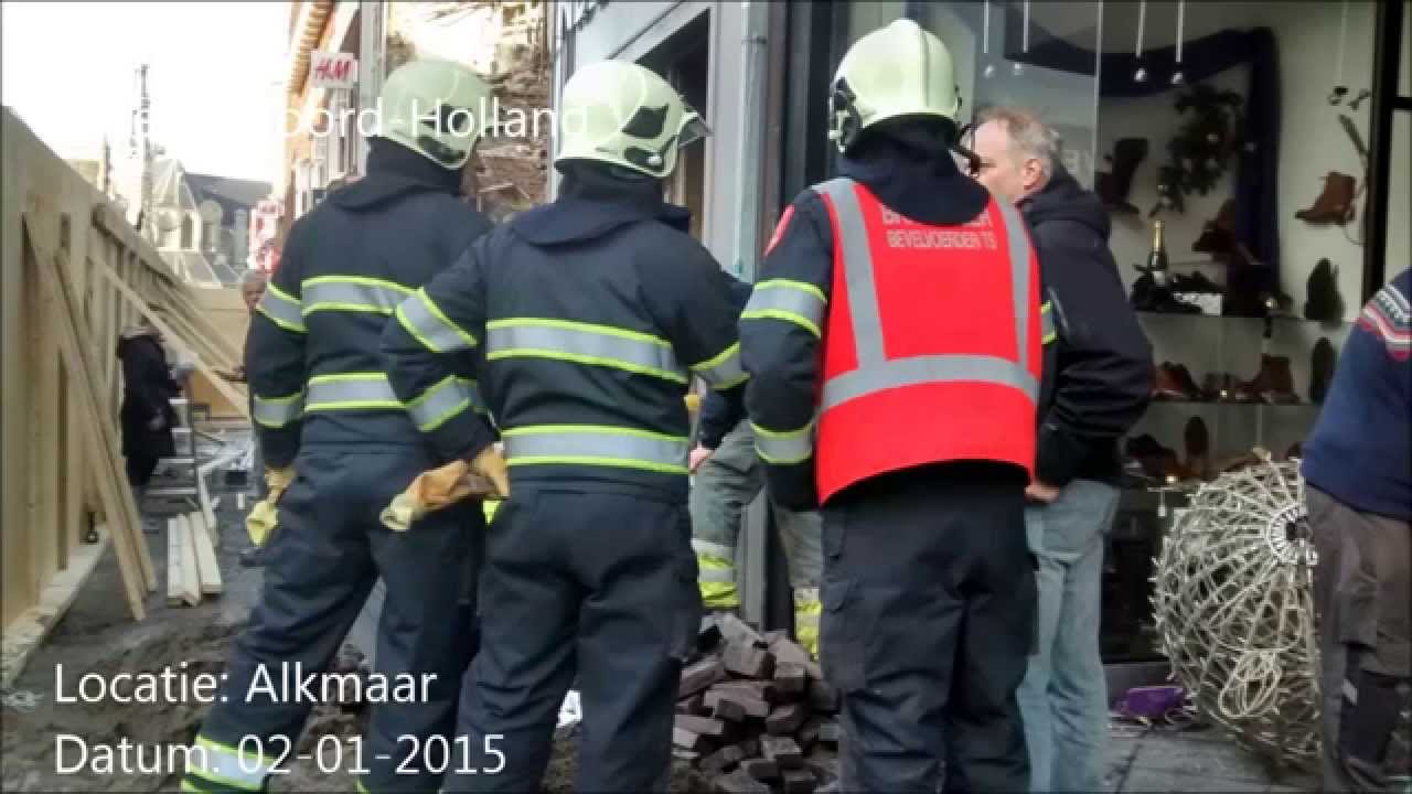 Vier winkels door brand verwoest in Alkmaar
