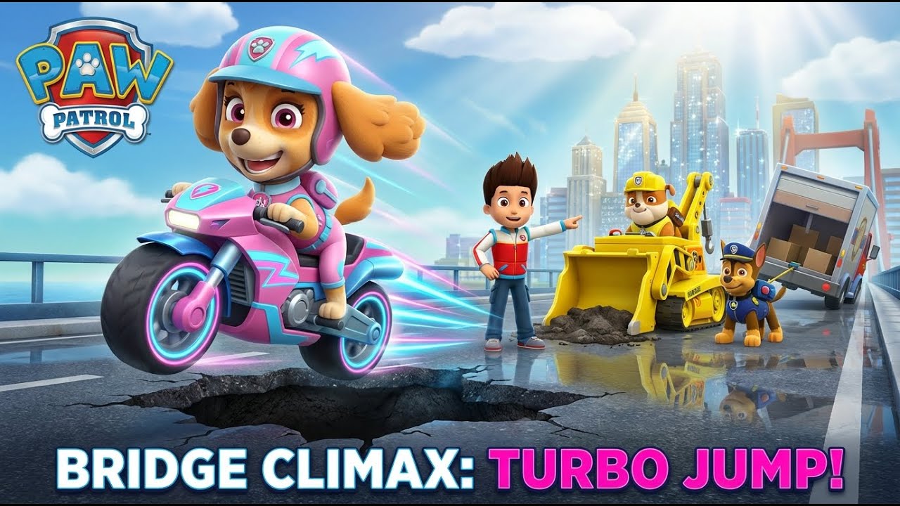 PAW Patrol: Rescue Wheels – The Pothole Patrol Pursuit! 🛞🏗️ | Adventure City Gaps, Monster Scooter