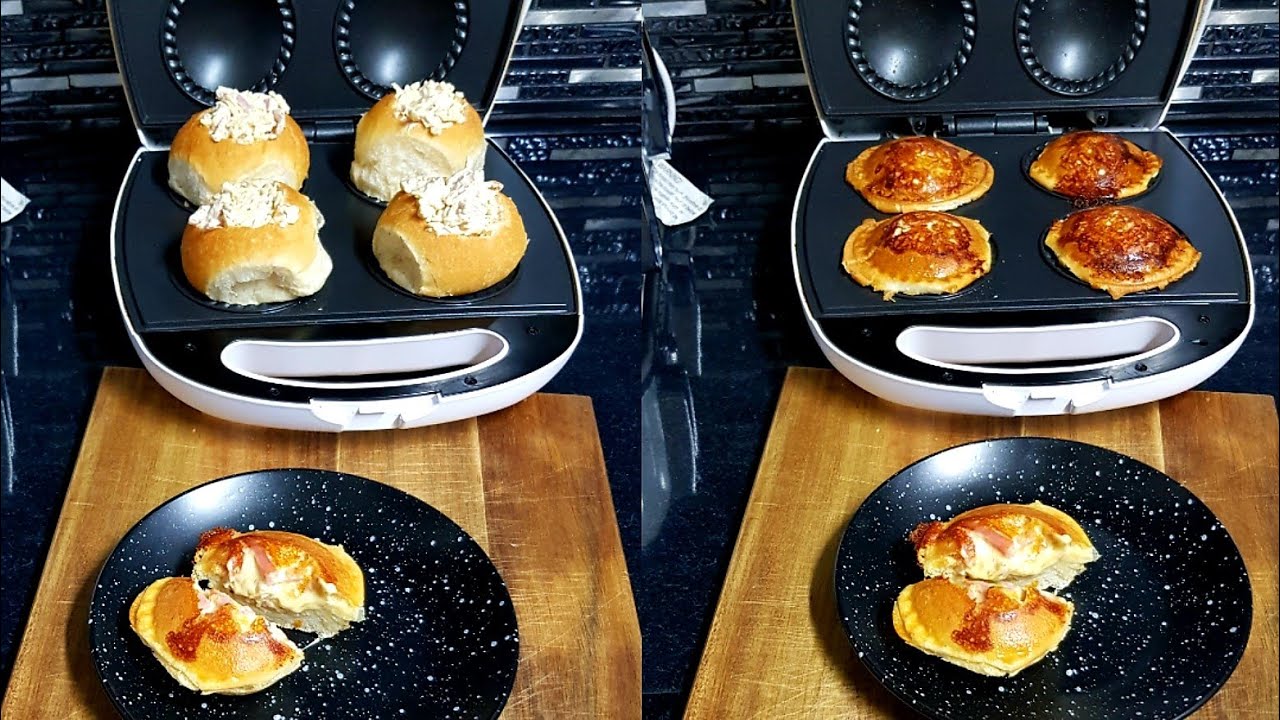 Mini cob loaf made in my pie maker kmart and sunbeam