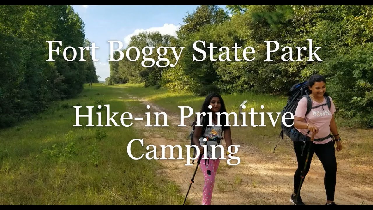 Hike-In Primitive Campsite | Fort Boggy State Park| Texas Camping | Travel Vlog
