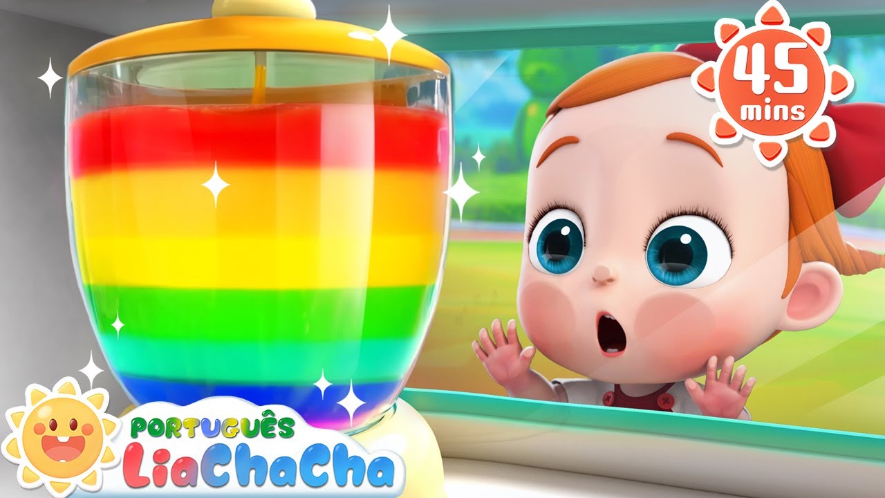 Canção do Suco Colorido | Compilação | LiaChaCha em Português - Música Infantil & Canção Infantil