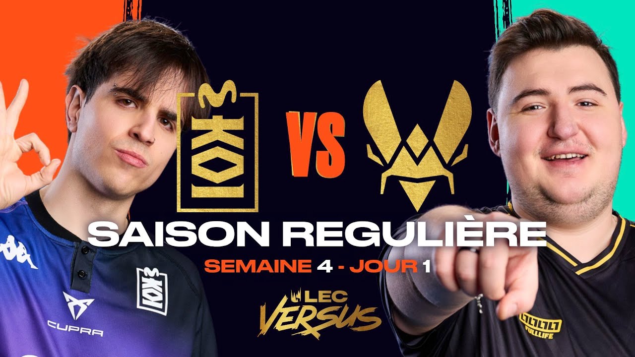 KOI vs VITALITY, UNE PLACE POUR LES PLAYOFFS (LEC Versus 2026)