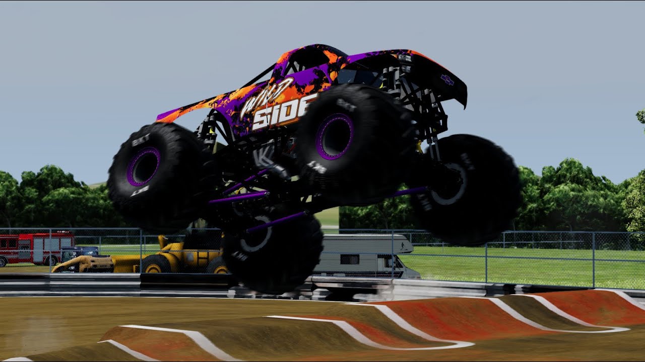 WILD SIDE Monster Truck Freestyle | Gilbert, PA | BeamNG.drive Monster Jam