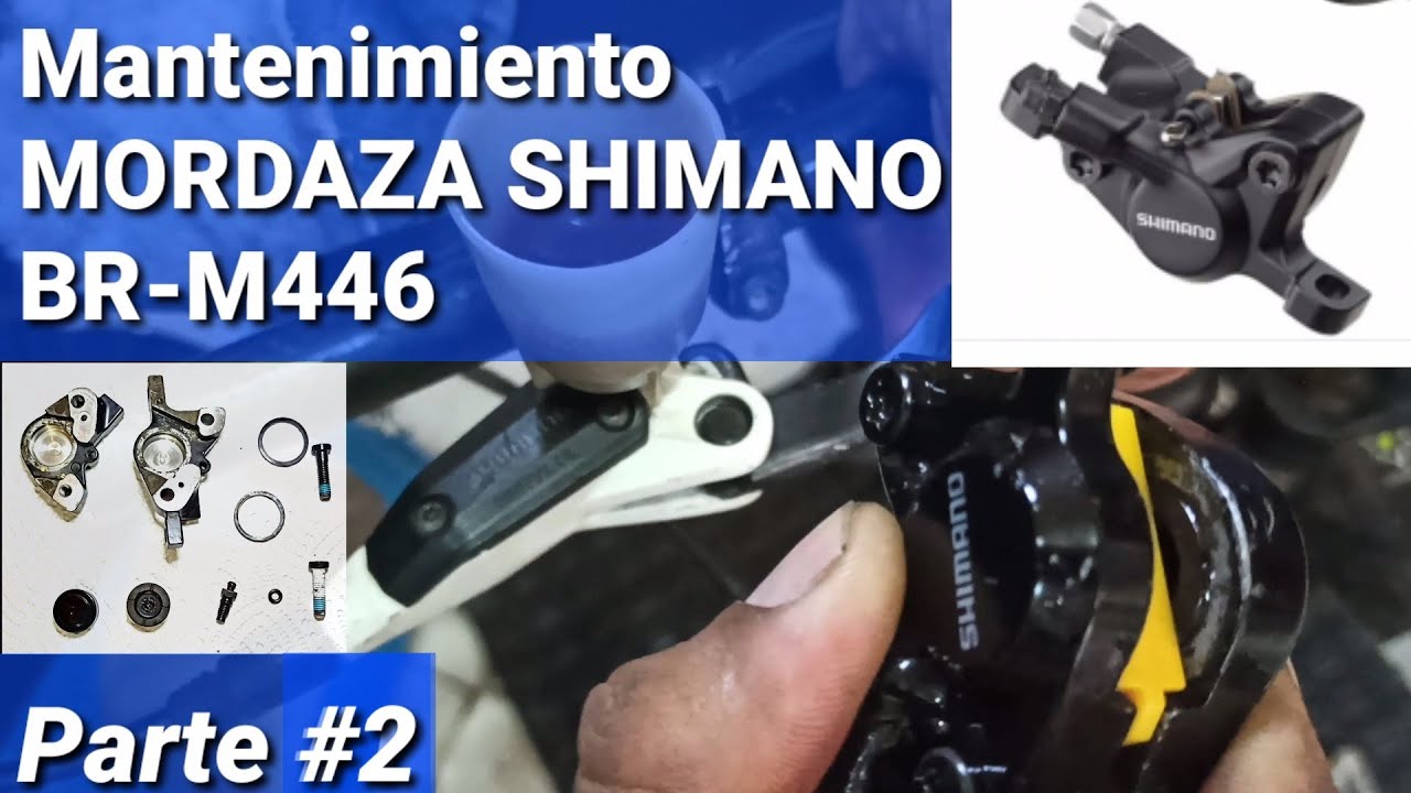 COMO ARMAR MORDAZA SHIMANO 2 PISTONES (Pinza 2 pistones de freno disco hidráulico) PARTE #2