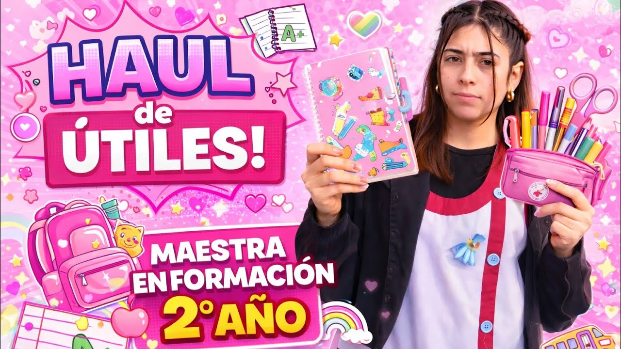 ✏️🖍️HAUL PARA MI 2Do AÑO DE MI CARRERA ( educacion primaria 👩🏻‍🏫) ✂️📚2026 DAICHU