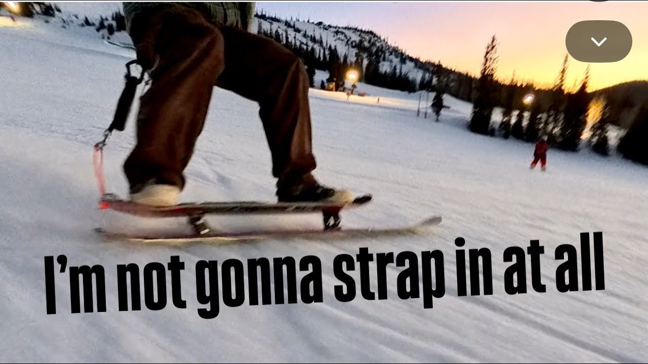 I’m not gonna strap in at all