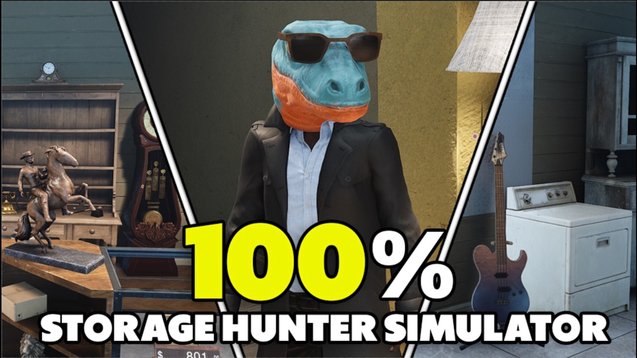 Aku Bermain 100% Storage Hunter Simulator