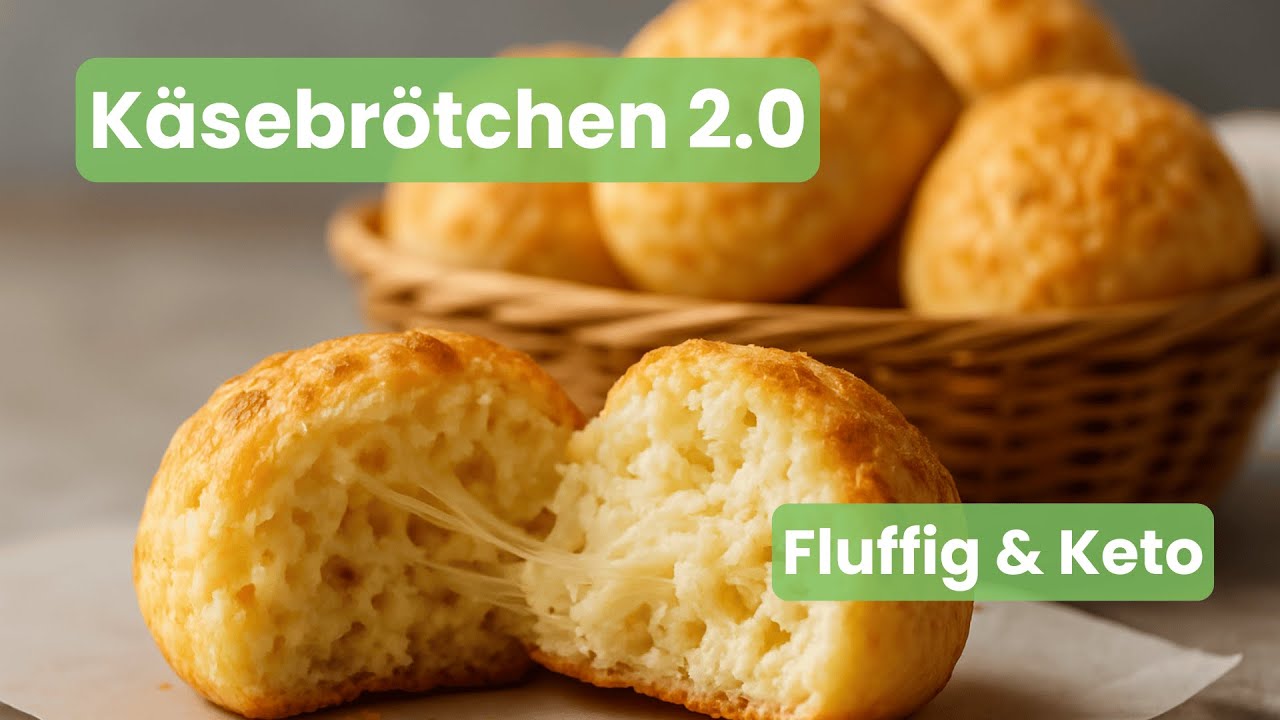 Keto-K&auml;sebr&ouml;tchen 2.0 🧀 | Fluffig, ohne Mandelmehl & super einfach #lowcarb #ketofr&uuml;hst&uuml;ck