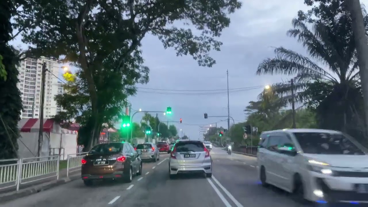 Leaving Penang Island & Burger King Caltex Juru, 1st Day of Chinese New Year, 29 Jan 2025